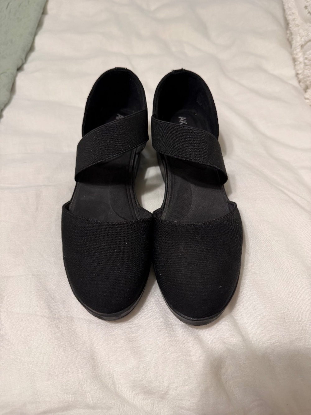 Anne Klein Black Wedge Shoes – Size 8 – Worn Once!
